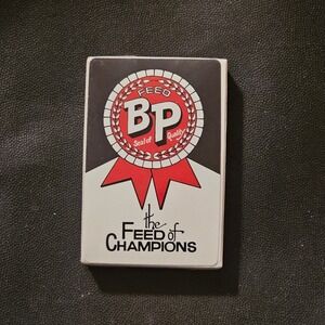Vtg BP Feed of Champions SEALED Playing Cards Oil Gas Advertising Collectible